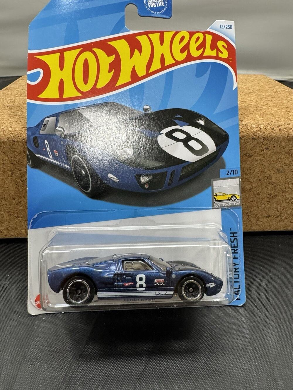 Hot Wheels 2024 Ford GT40 Dark Blue 12/250 Factory Fresh 2/10 1:64 Diecast HTD34